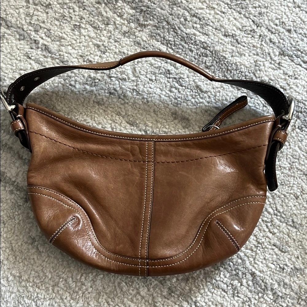 Vintage Coach 9541 leather shoulder bag